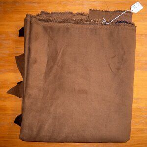 2+ yards Tan microfiber faux suede